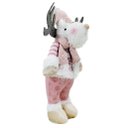 Ver imagem 4 de Boneco Natal Rena Rosa Natalina Tecido 44,5cm
