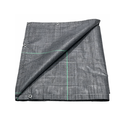 Ver imagem 1 de Rafia Carijó Preto Branco 3x8 Proteção de Solo com Ilhós