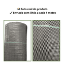 Ver imagem 3 de Rafia Carijó Preto Branco 3x8 Proteção de Solo com Ilhós