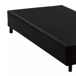 Cama Box Solteiro Sintético King Design Preto 88x188x40 - 3