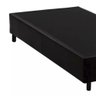 Cama Box Solteiro Sintético King Design Preto 88x188x40 - 3