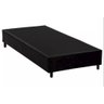 Cama Box Solteiro Sintético King Design Preto 88x188x40 - 1