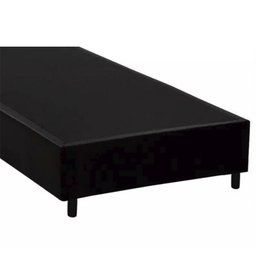 Cama Box Solteiro Sintético King Design Preto 88x188x40 - 2