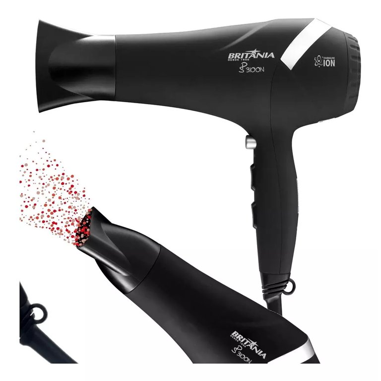 Secador de Cabelo Britânia 2000W SP3100 127V