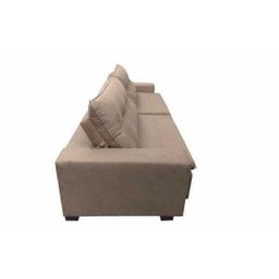 Sofá Retrátil e Reclinável Oklahoma 2,22M com Molas Tecido Suede - 4 Sofá Retrátil e Reclinável Oklahoma 2,22M com Molas Tecido Suede - 4