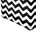 Ver imagem 3 de Kit 2 Puff Decorativo Dado Quadrado Estampado Zig Zag Preto D80