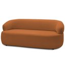 Ver imagem 1 de Sofá 3 Lugares Orgânico Sala de Estar Living 170cm Carmen F04 Bouclê Terracota - Lyam Decor