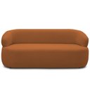 Ver imagem 4 de Sofá 3 Lugares Orgânico Sala de Estar Living 170cm Carmen F04 Bouclê Terracota - Lyam Decor