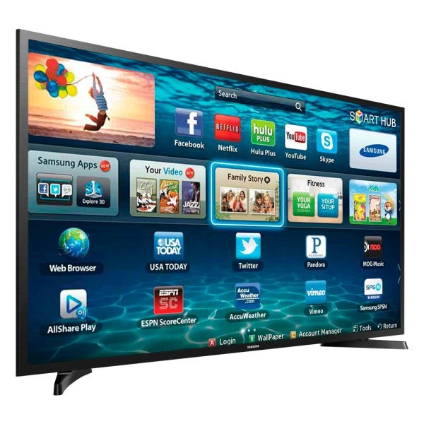 Smart TV LED 55 Polegadas Ultra Hd 4K Samsung Lh55Benelgazd 3 HDMI 2 USB Wi-Fi - 3