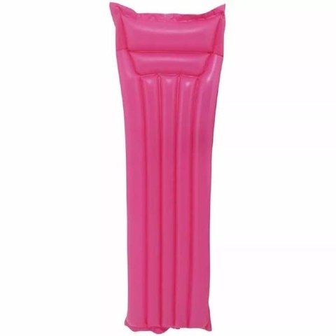 Colchão Inflável Piscina Praia Rosa 183cm X 69cm Mor