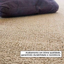Tapete Sisal Sala Quarto 200x250 Tecido Sintético Decorativo - Bege - 7