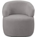 Ver imagem 6 de Kit 2 Poltronas Giratórias Sala de Estar Living Orgânico Carmen F04 Veludo Cinza - Lyam Decor