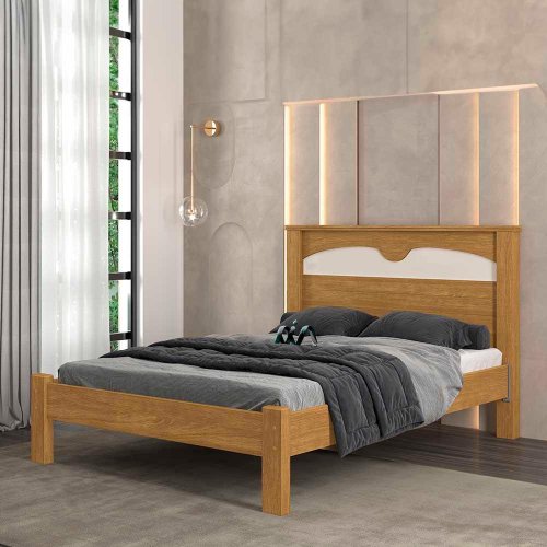 CAMA CASAL IMPERIAL 1,40 BRANCO - Camas de Casal - Quarto