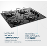 Cooktop a Gás, 4 Bocas, Mondial, Preto/inox, Bivolt - Ctg-01 - 3
