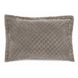 Porta Travesseiro Inove Plush Liso Hedrons - 1