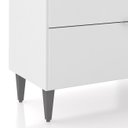 Ver imagem 7 de Balcão para Pia 100cm sem Tampo Pérola Z34 Branco - Mpozenato