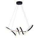 Ver imagem 1 de Pendente Led Moderno Taschibra Loop 38w Luz Quente 3000k Bivolt Preto