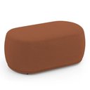 Ver imagem 6 de Kit 02 Puffs Decorativos Orgânicos Molly 02 Lugares Bouclê Terracota - Desk Design