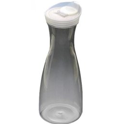 Garrafa acrílico transparente 1.6 L com tampa - 1