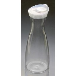 Garrafa acrílico transparente 1.6 L com tampa - 2