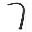 Ver imagem 4 de Bica Média Deca You 1791.bl106.mt Wave de Bancada Black Matte U Unica Unica