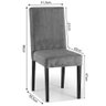 Cadeira Olga Estofada OOL PRATA 377 Ammo Mobili - 7