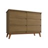 Cômoda para Quarto Londres 6 Gavetas - Amêndoa - 3