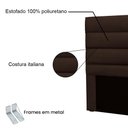 Ver imagem 3 de Cabeceira Solteiro 0,90m Las Palmas Suede Marrom - Pallazio