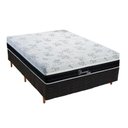 Ver imagem 1 de Cama Box Casal: Colchão Molas Masterpocket Ensacadas Polar Diamond + Base Crc Rústico Black (