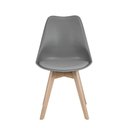 Ver imagem 4 de Mesa Eames Vidro 110cm + 5 Cadeiras Saarinen Wood - Seat&Co