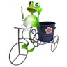 Sapo Bicicleta De Ferro Para Enfeite E Decoraçao Jardim E Flores (Bon-P-14) - 1