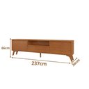 Ver imagem 6 de Rack para Tv 75 Polegadas Piazza New 3 Gavetas 237cm 100 Mdf Mavaular