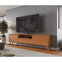 Rack para Tv 75 Polegadas Piazza New 3 Gavetas 237cm 100 Mdf Mavaular - 2
