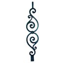 Ver imagem 1 de Grade Ferro Fundido Arabesco Varanda, Sacada, Escada 80x17cm