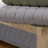 Cobre Leito Liso King + Cobre Leito Casal Com 4 Porta Trave - 4
