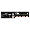 Ver imagem 2 de Kit 2 Armários de Cozinha Aéreos 4 Portas Veneza Multimóveis Mp2150 Preto/branco