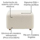 Ver imagem 7 de Poltrona Modular e Puff Block Pes Madeira Boucle Tce 1010 Moll