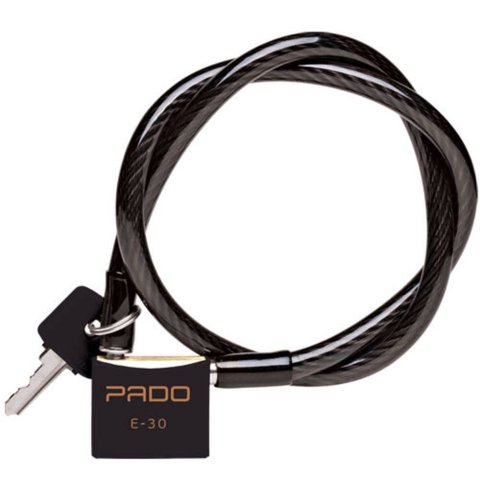 Cadeado Preto Para Bicicleta Sm Lt-30mm Pado