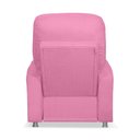 Ver imagem 6 de Kit 02 Poltrona do Papai Reclinável Confortável Suede Rosê