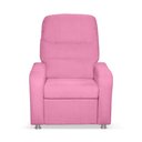 Ver imagem 3 de Kit 02 Poltrona do Papai Reclinável Confortável Suede Rosê