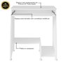 Mesa para Computador Artely Pixel Cor Branco - 3
