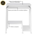 Ver imagem 3 de Mesa para Computador Artely Pixel Cor Branco