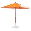 Ver imagem 7 de Kit 4 Cadeiras e Mesa com Tampo Ripado em Alumínio e Ombrelone para Piscina, Jardim, Edícula, Á - Vi