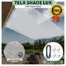 Tela Lona Translúcida 5x2.5 Metros Sombreamento Impermeável Shade Lux + Kit - 1