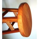 Ver imagem 6 de Banqueta Pequena em Madeira Maciça alt. 45 cm - SB 158
