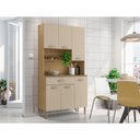 Ver imagem 4 de Kit Cozinha 6 Portas Apolo Freijó Vanilla - Kits Paraná