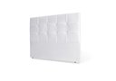 Ver imagem 1 de Cabeceira De Cama Box Luiza Casal 140cm X 106cm Couro Branco Mz Decor