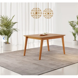 Mesa Elegance 4 Cadeiras Ágata 1,20 Linho Cinza Jcm Cinamomo - 2