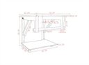 Ver imagem 5 de Gabinete de Vidro 45cm para banheiro Escócia - Marrom