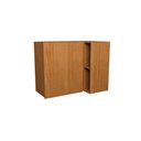 Ver imagem 1 de Armário Aéreo P/ Cozinha Denver Ph 3106 Canto Reto C/ 1 Porta e 2 Nichos 92,5cm Freijo Rocks -
